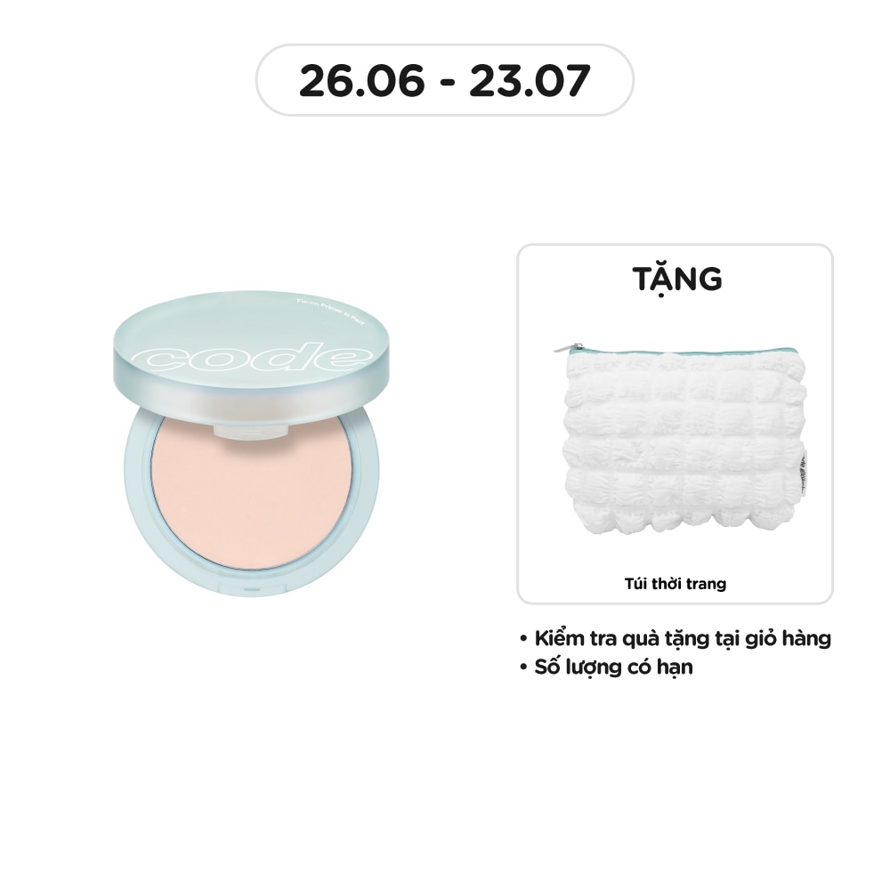 Phấn Nén Code Glokolor Fix-On Primer In Pact SPF30 PA+++ 11g .#21 Ivory