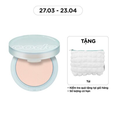 CODE GLOKOLOR Phấn Nén Code Glokolor Fix-On Primer In Pact SPF30 PA+++ 11g .#21 Ivory