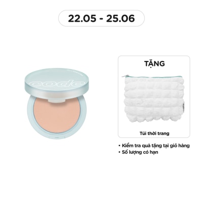 CODE GLOKOLOR Fix-On Primer In Pact SPF30, PA+++ 11g .#23 Natural