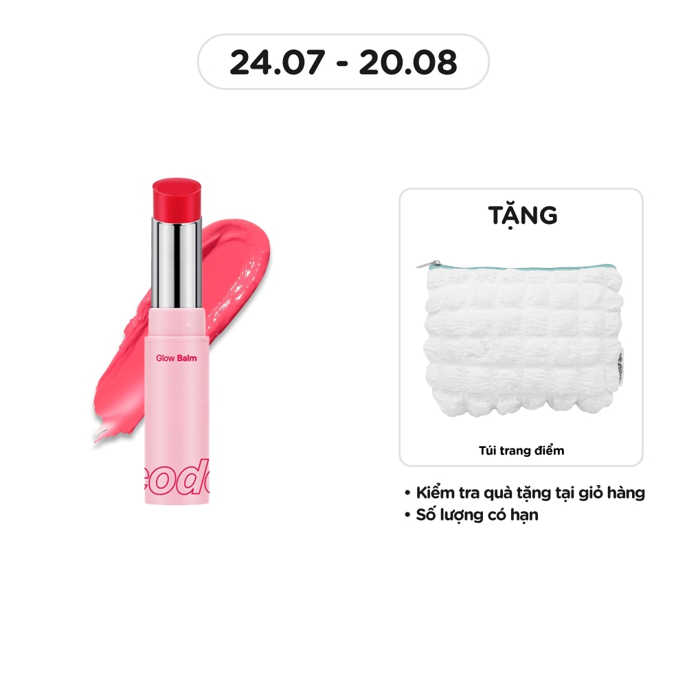 Glow Balm 5g .#01 Flush Pink