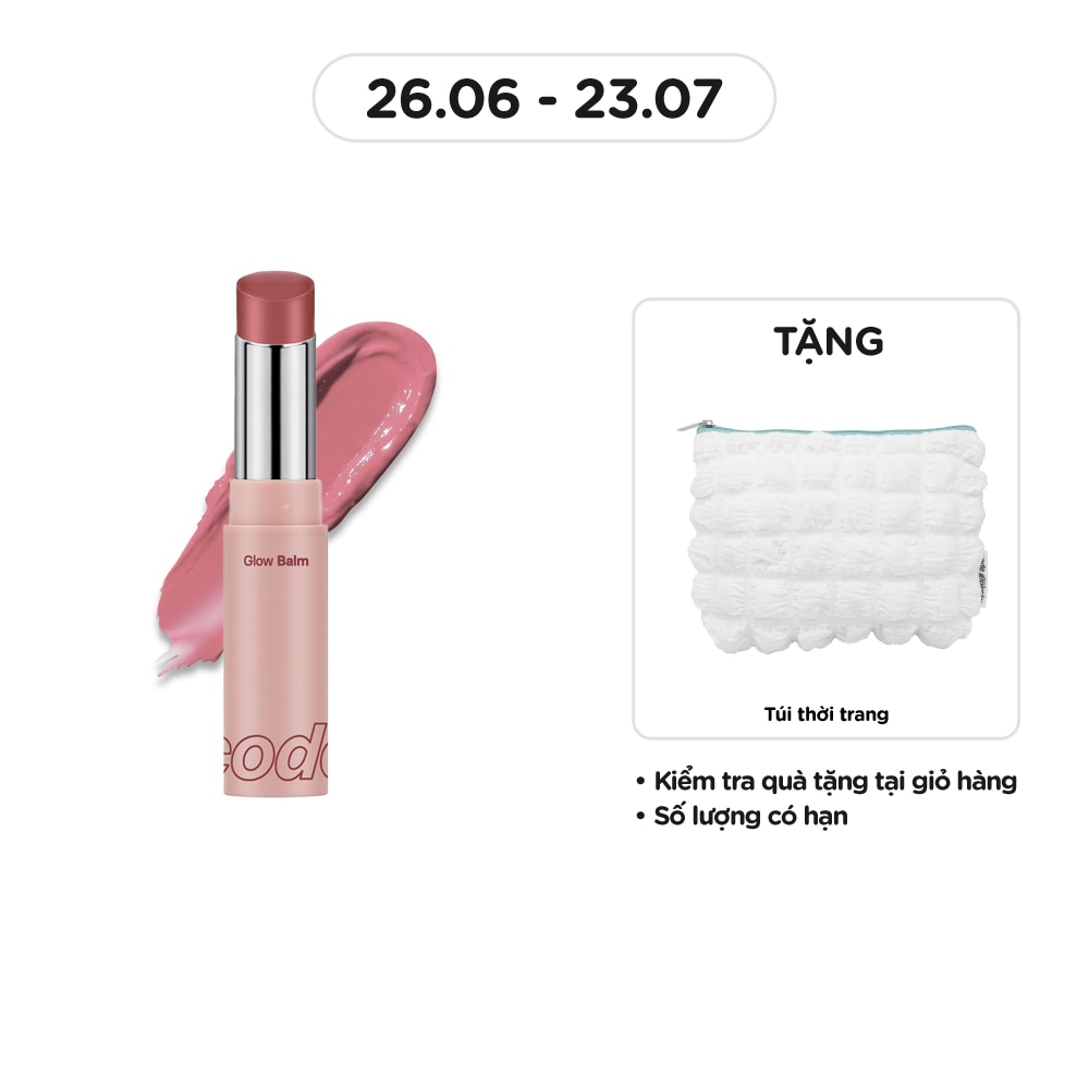 Son Dưỡng Có Màu Code Glokolor Glow Balm 5g .#03 Mellow Rose