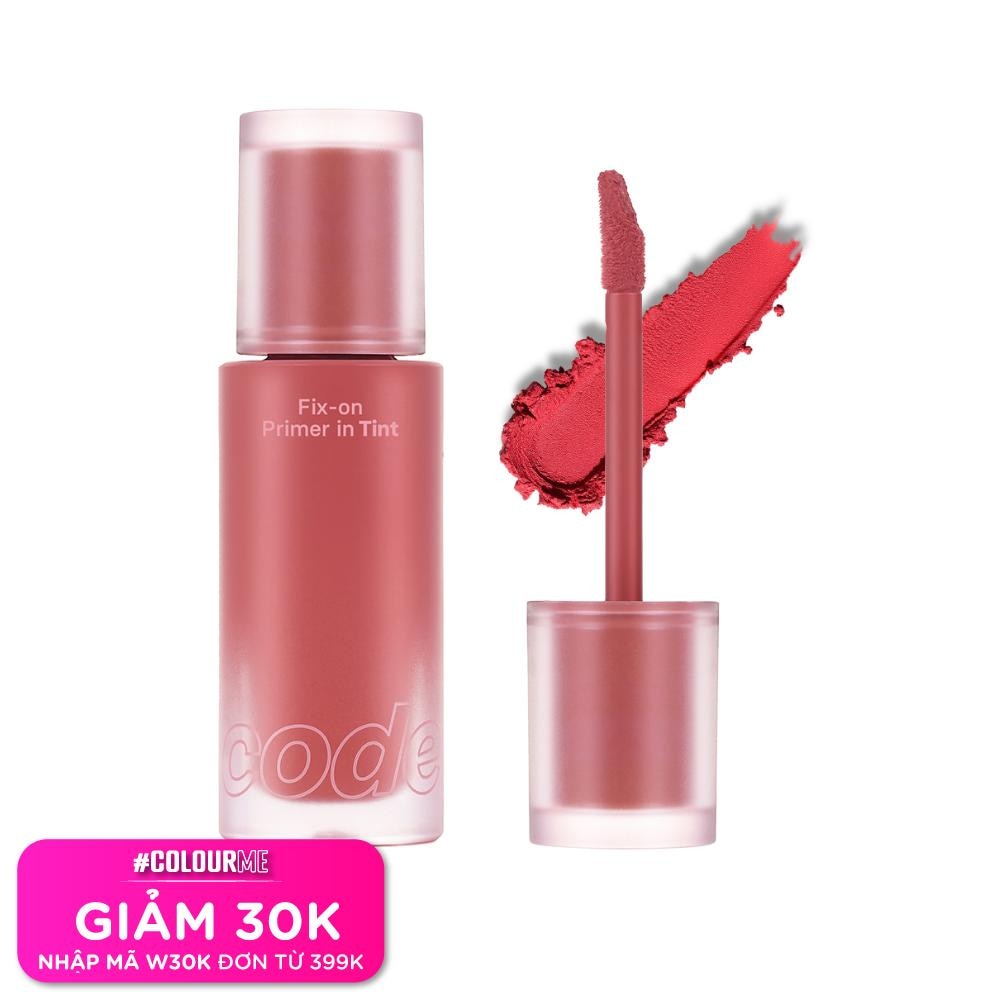 CODE GLOKOLOR Son Kem Code Glokolor Fix-On Primer In Tint 4.7g .#01 Hush Rose