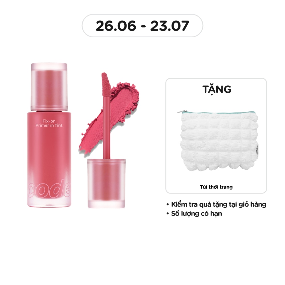 Son Kem Code Glokolor Fix-On Primer In Tint 4.7g .#02 Chill Pink