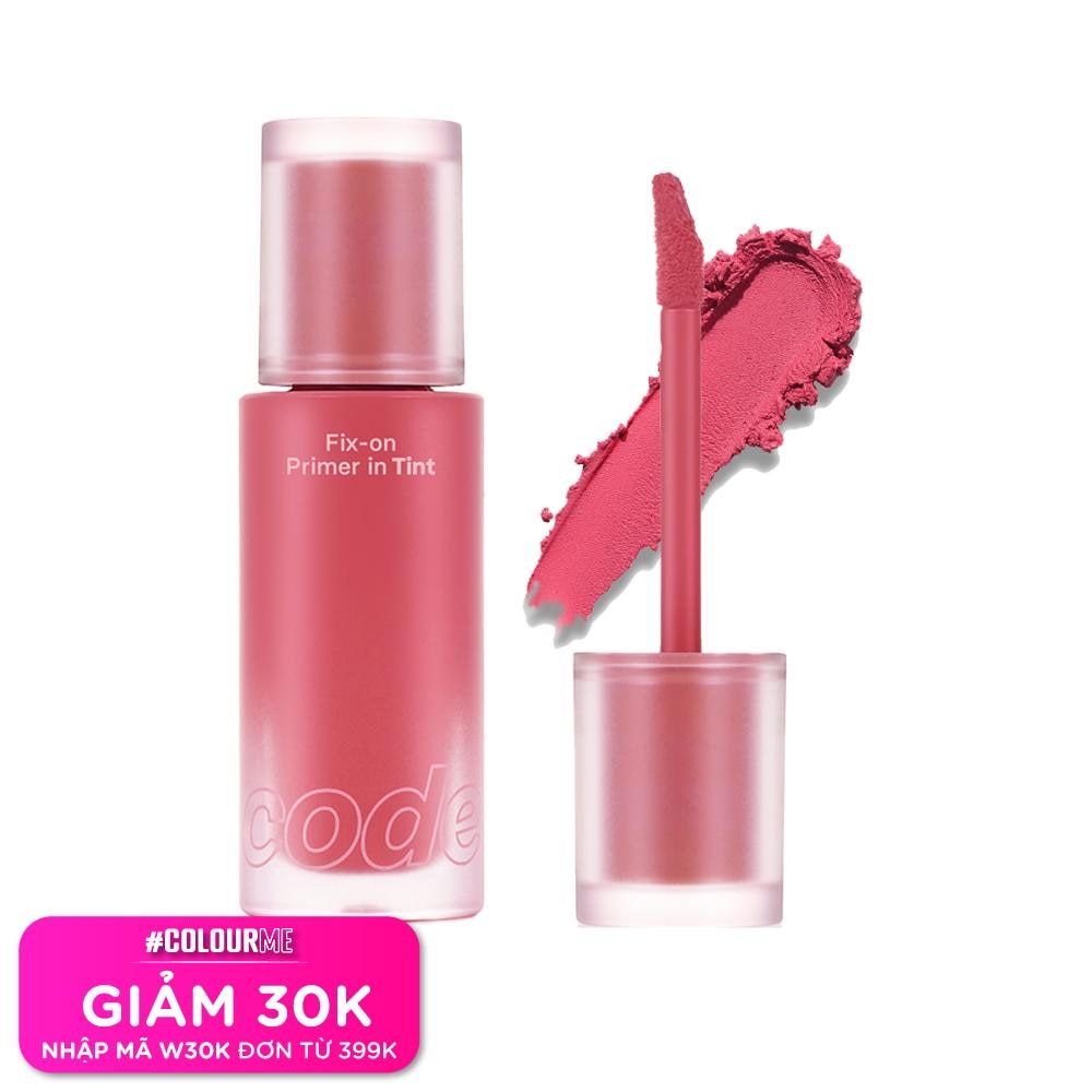 CODE GLOKOLOR Son Kem Code Glokolor Fix-On Primer In Tint 4.7g .#02 Chill Pink