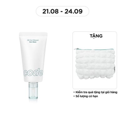 CODE GLOKOLOR Oil Cut Mineral Sun Base SPF50+ PA+++ 35ml