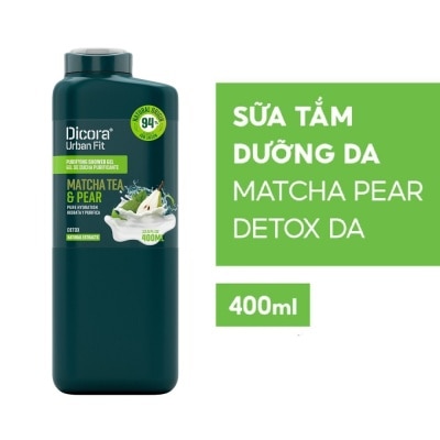 DICORA URBAN FIT Sữa Tắm Dicora Shower Gel Detox Matcha & Lê 400ml