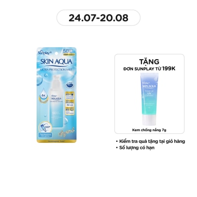 SUNPLAY Xịt Chống Nắng Sunplay Skin Aqua Ultra Protection Mist SPF50+/PA++++ 60ml