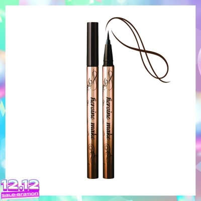 KISSME Heroine Make Prime Liquid Eyeliner Rich Keep 0.4ml .#02 Dark Brown