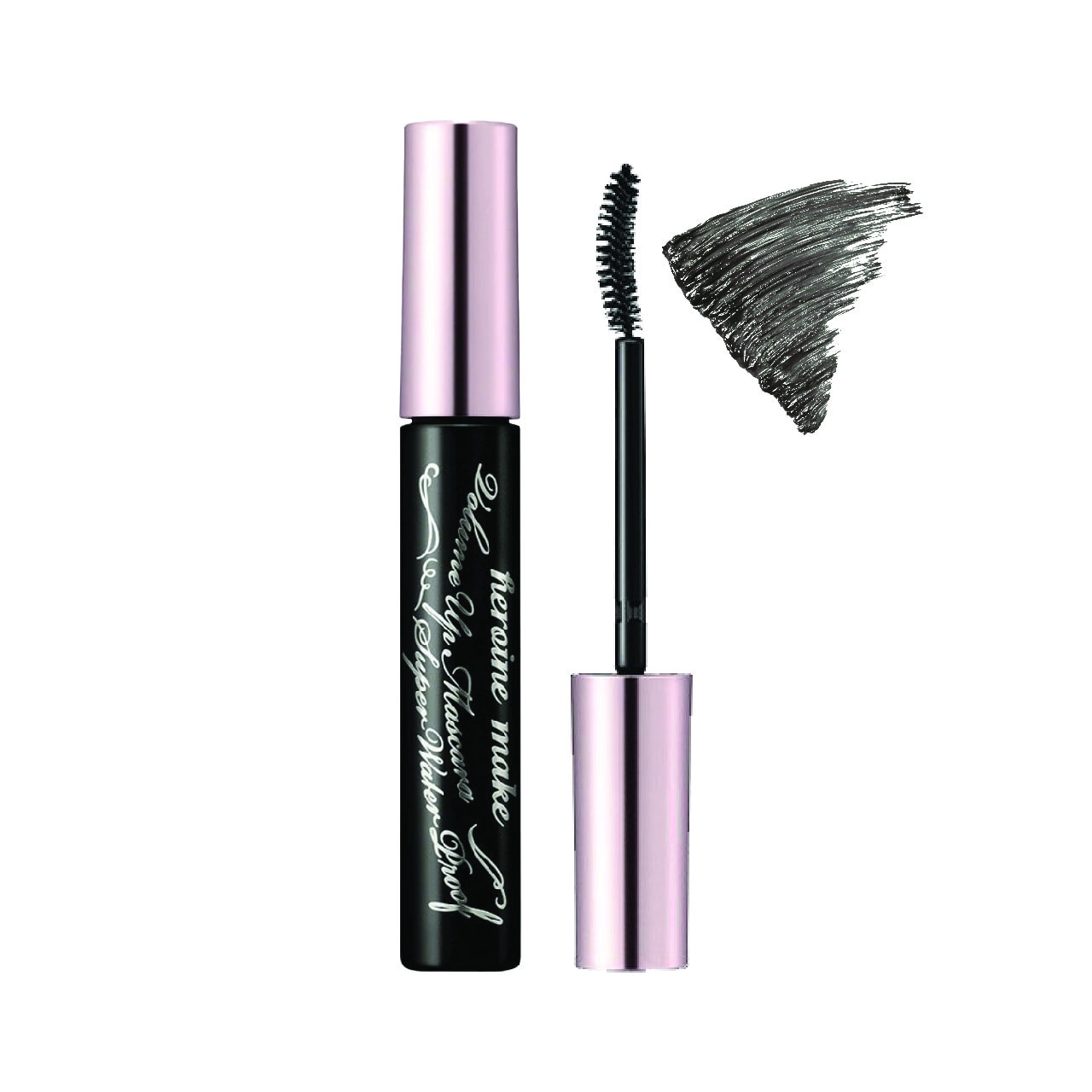 Mascara KISSME Cong Và Dày Mi Heroine Make Long Up Mascara Super WP 6g .#01 Đen