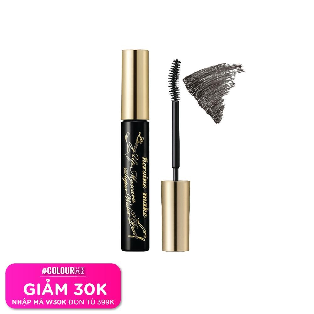 KISSME Mascara KISSME Cong Và Dài Mi Heroine Make Long Up Mascara Super WP 6g .#01 Đen