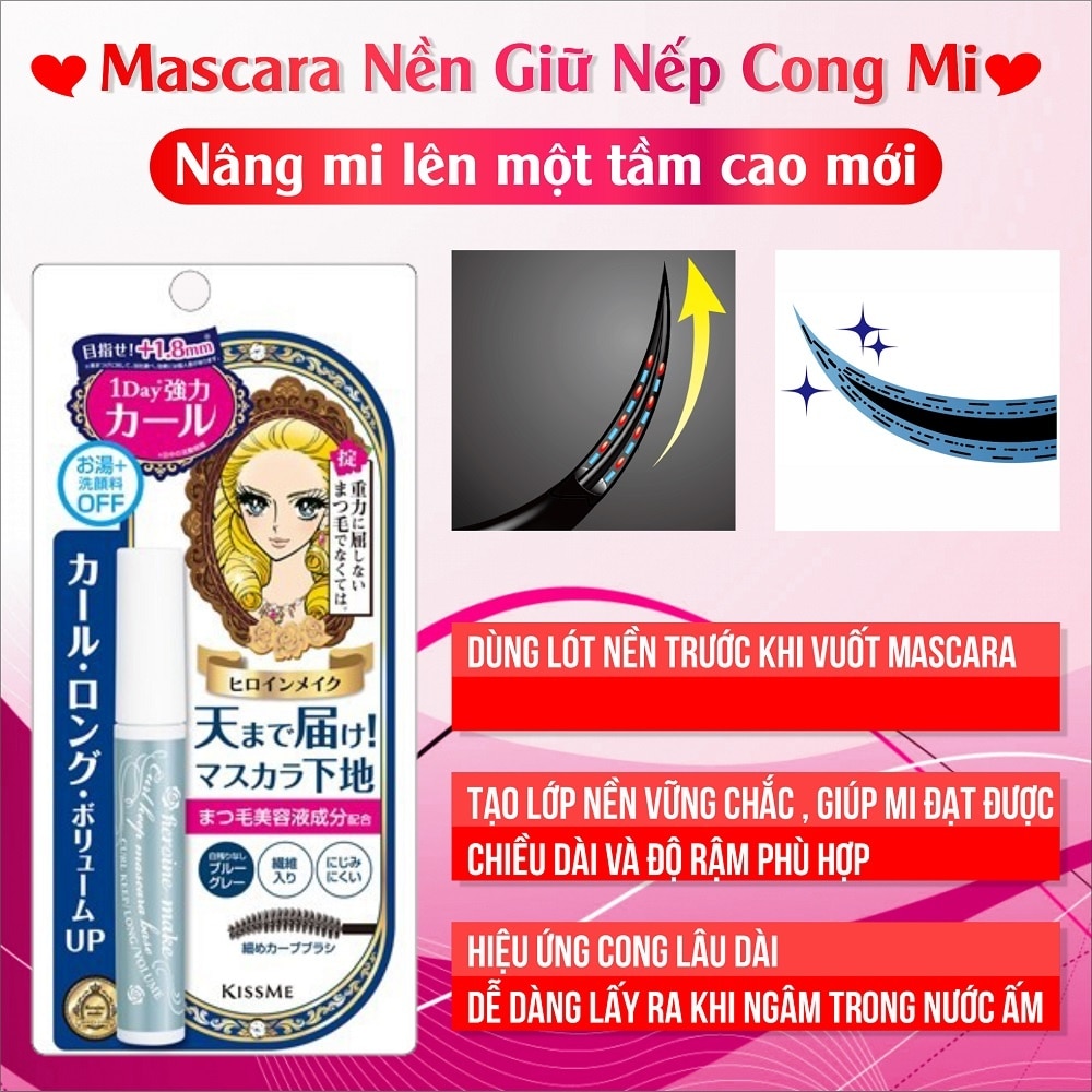 Heroine Make Curl Keep Mascara Base 6g