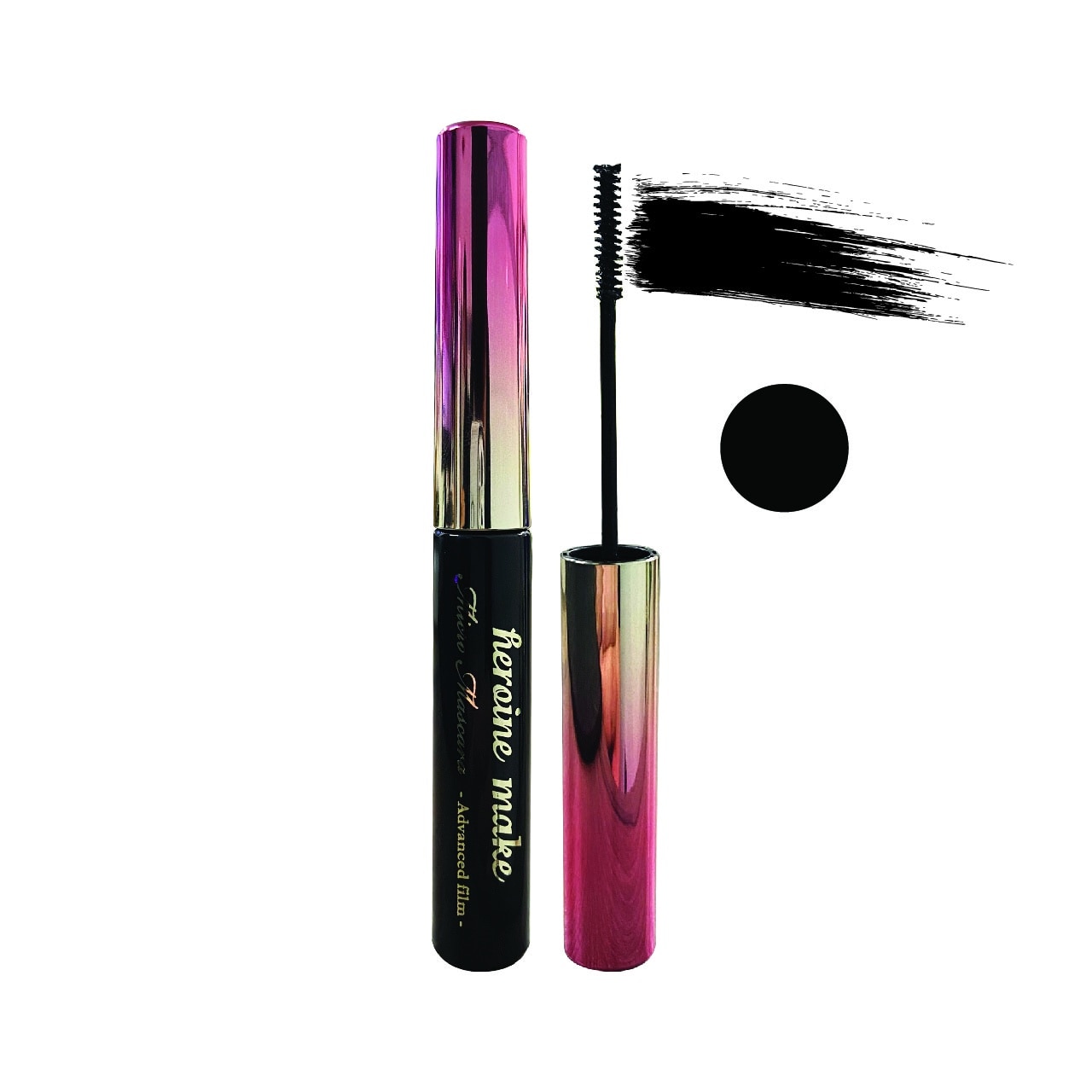 Mascara KISSME Cong Và Tơi Mi Heroine Make Micro Mascara Advanced Film 4.5g .#01 Đen