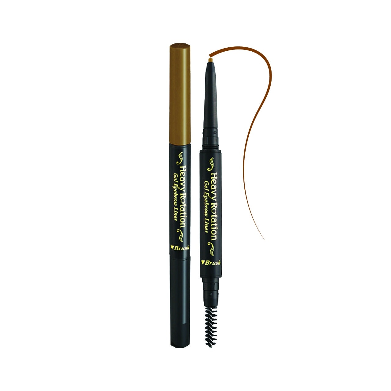 Bút Chì Gel 2 Trong 1 KISSME Heavy Rotation Gel Eyebrow Liner 0.1g .#01 Nâu Tự Nhiên