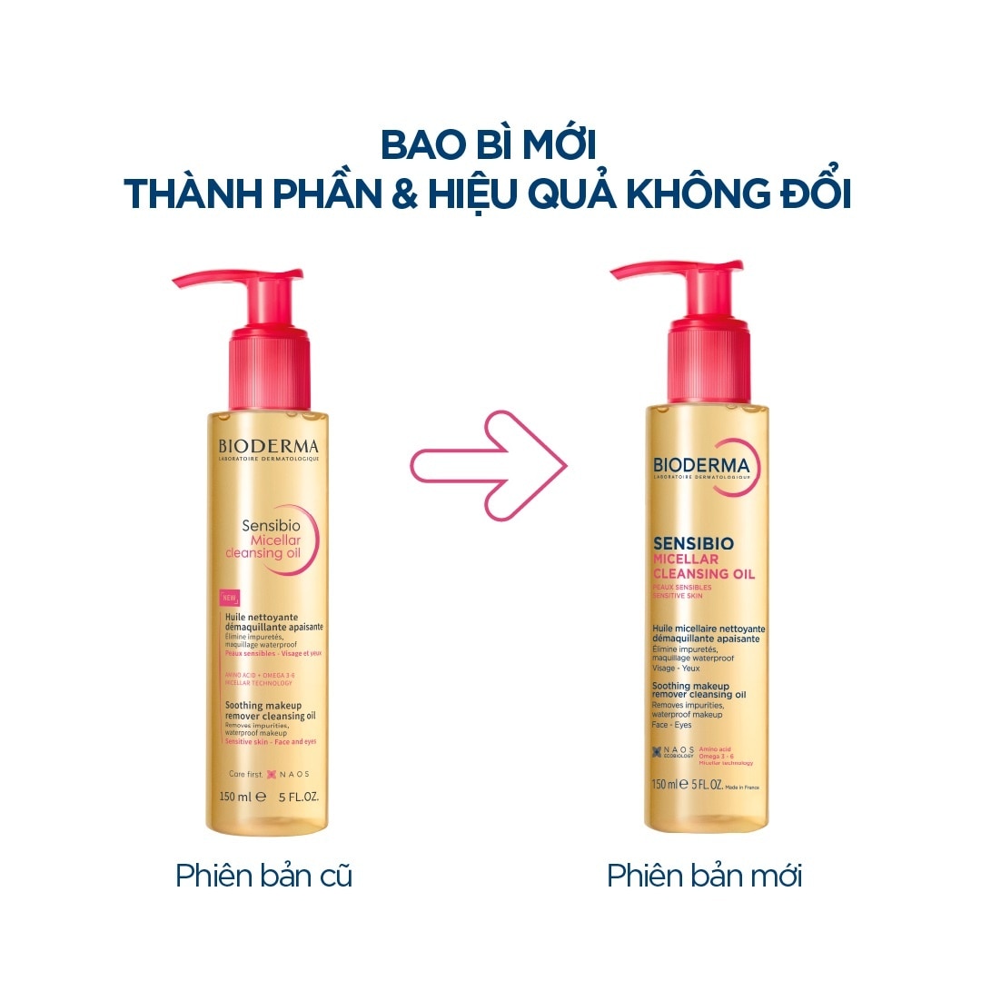 Dầu Tẩy Trang Bioderma Sensibio Micellar Cleansing Oil 150ml