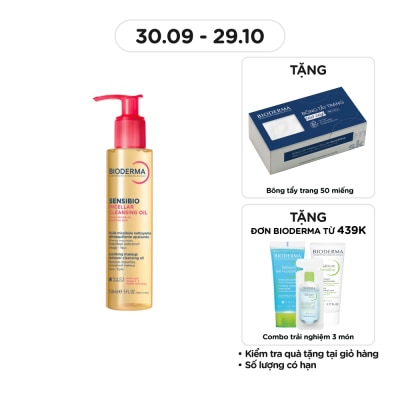 BIODERMA Dầu Tẩy Trang Bioderma Sensibio Micellar Cleansing Oil 150ml