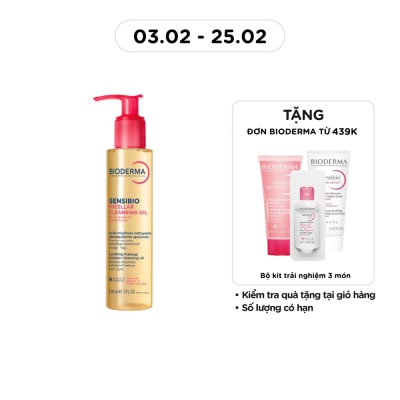 BIODERMA Dầu Tẩy Trang Bioderma Sensibio Micellar Cleansing Oil 150ml