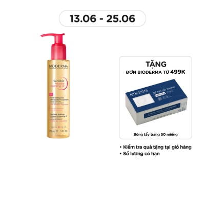 BIODERMA Dầu Tẩy Trang Bioderma Sensibio Micellar Cleansing Oil 150ml
