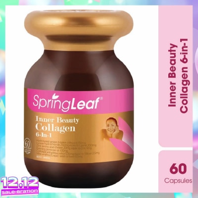 SPRING LEAF Inner Beauty Collagen 6-In-1 60 Capsules