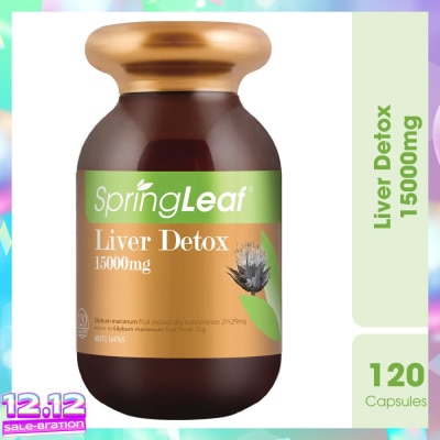 SPRING LEAF Liver Detox 15000Mg 120 Capsules