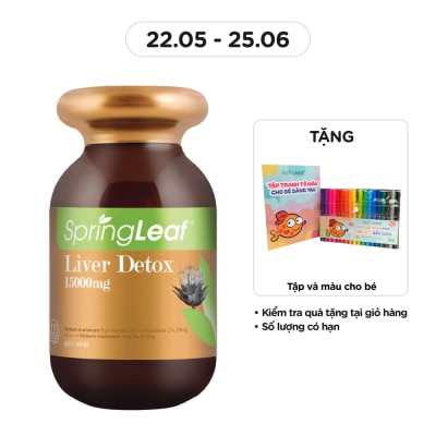 SPRING LEAF Liver Detox 15000Mg 120 Capsules