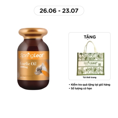 SPRING LEAF Garlic Oil 3000Mg 360 Capsules