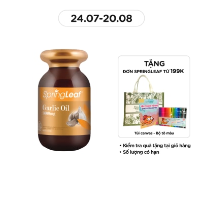 SPRING LEAF Garlic Oil 3000Mg 360 Capsules
