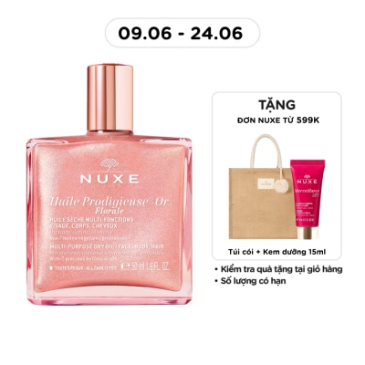 NUXE - Dầu Khô Đa Năng Nuxe Huile Prodigieuse Or Florale Multi-Purpose Dry Oil 50ml