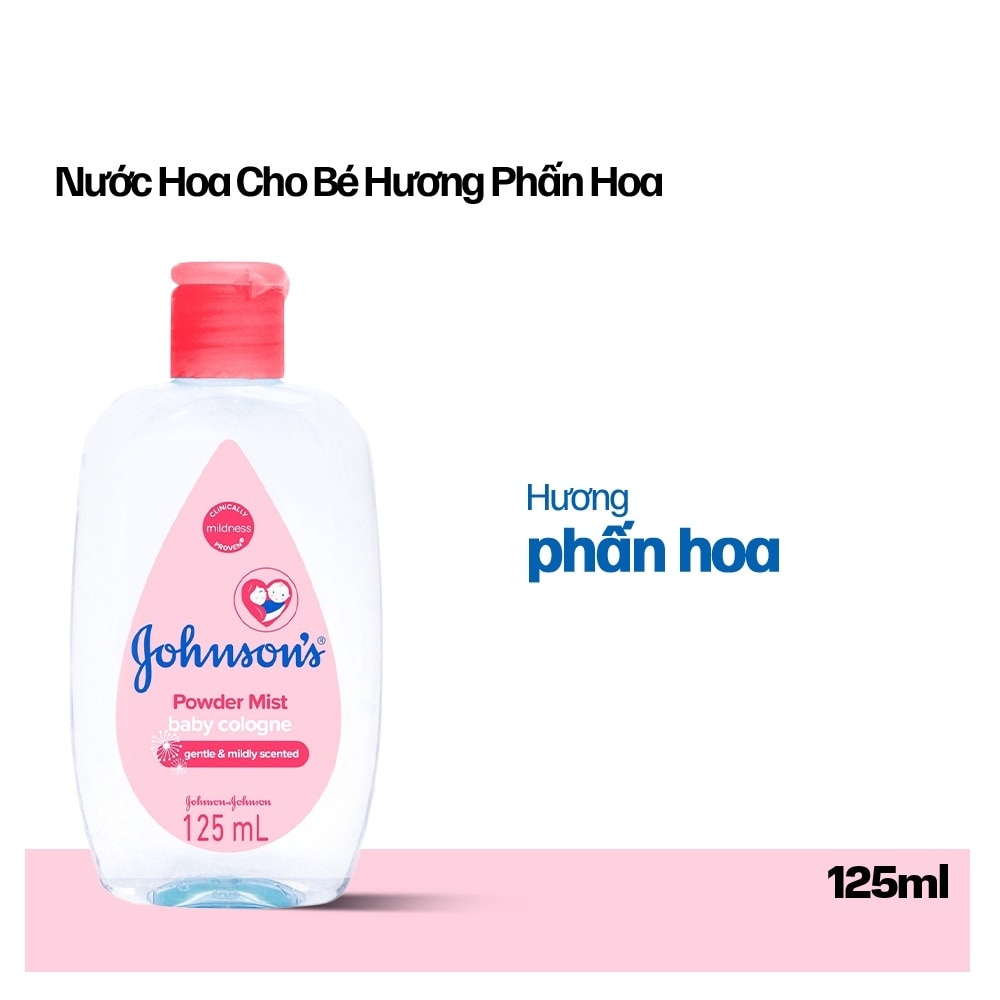 Nước Hoa Johnson's Hương Phấn Hoa Powder Mist Baby Cologne 125ml