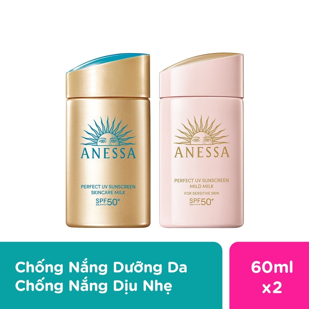 Combo Sữa Chống Nắng Anessa 60ml x 2