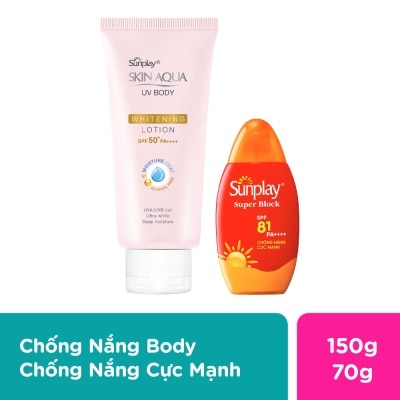 SUNPLAY Combo Sunplay 2 Chống Nắng Toàn Diện