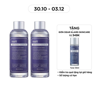 DEAR KLAIRS Combo Dear Klairs 2 Toner 180ml