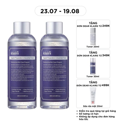 DEAR KLAIRS - Combo Dear Klairs 2 Toner 180ml image