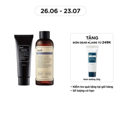 DEAR KLAIRS Combo Dear Klairs Cream 60ml Free Toner 180ml