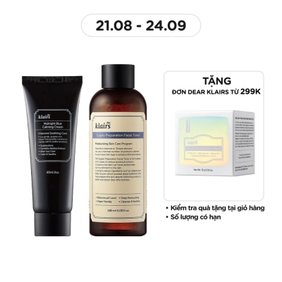 DEAR KLAIRS Combo Dear Klairs Cream 60ml Free Toner 180ml