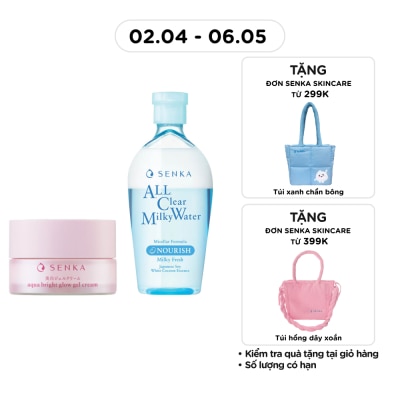 SENKA - Combo Senka ( Kem Dưỡng White + Nước Tẩy Trang )