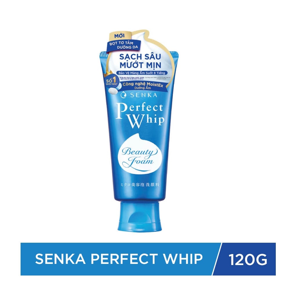 Combo Senka Calming Cica Cleaner 100g free Perfect Whip U 120g