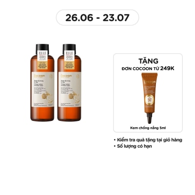 COCOON Combo Cocoon 2 Nước Tẩy Trang Bí Đao 500ml