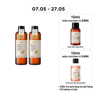COCOON - Combo Cocoon 2 Nước Tẩy Trang Bí Đao 500ml