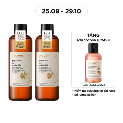 COCOON Combo Cocoon Micellar Water Winter Melon Cleanser 500ml x2
