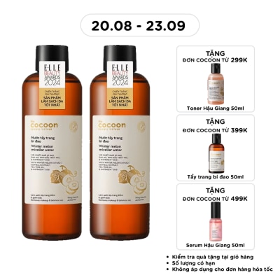 COCOON - Combo Cocoon Micellar Water Winter Melon Cleanser 500ml x2 image