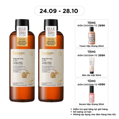 COCOON Combo Cocoon 2 Nước Tẩy Trang Bí Đao 500ml image