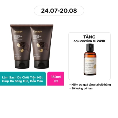COCOON Combo Cocoon Face Polish Dak Lak Coffee 150ml x2
