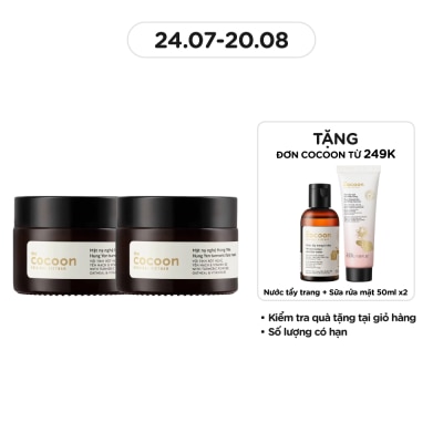 COCOON Combo Mặt Nạ Nghệ Hưng Yên Cocoon Turmeric Face Mask Giúp Da Rạng Rỡ & Mịn Màng 30ml x 2