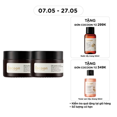 COCOON - Combo Mặt Nạ Nghệ Hưng Yên Cocoon Turmeric Face Mask Giúp Da Rạng Rỡ & Mịn Màng 30ml x 2
