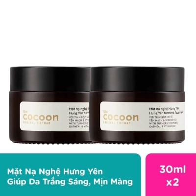 COCOON Combo Mặt Nạ Nghệ Hưng Yên Cocoon Turmeric Face Mask Giúp Da Rạng Rỡ & Mịn Màng 30ml x 2