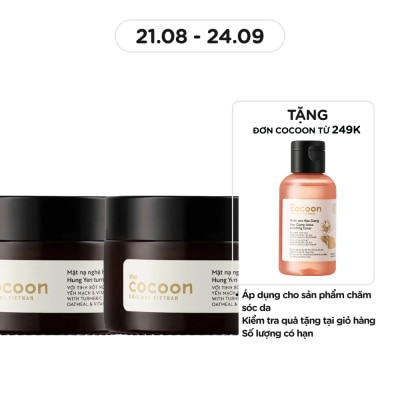 COCOON Combo Cocoon Hung Yen Turmeric Face Mask 30ml x2