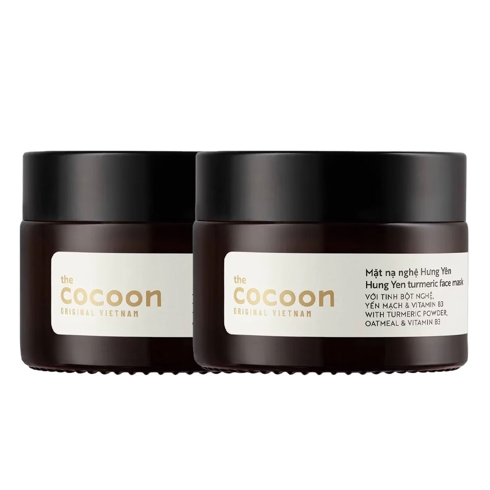 Combo Mặt Nạ Nghệ Hưng Yên Cocoon Turmeric Face Mask Giúp Da Rạng Rỡ & Mịn Màng 30ml x 2