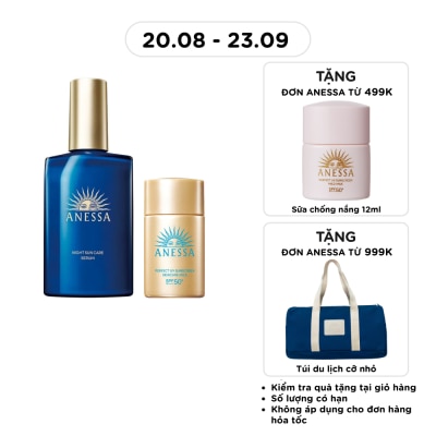 ANESSA - Combo Anessa Suncare Night Serum 180ml & Uv Milk SPF 30ml image