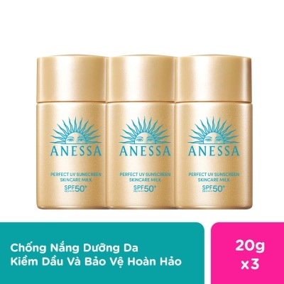 ANESSA Combo Anessa Perfect Uv Skincare Milk Spf50+ 20ml x3