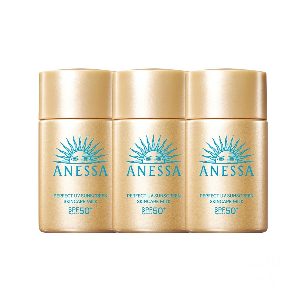 ANESSA, Combo Anessa Perfect Uv Skincare Milk Spf50+ 20ml x3